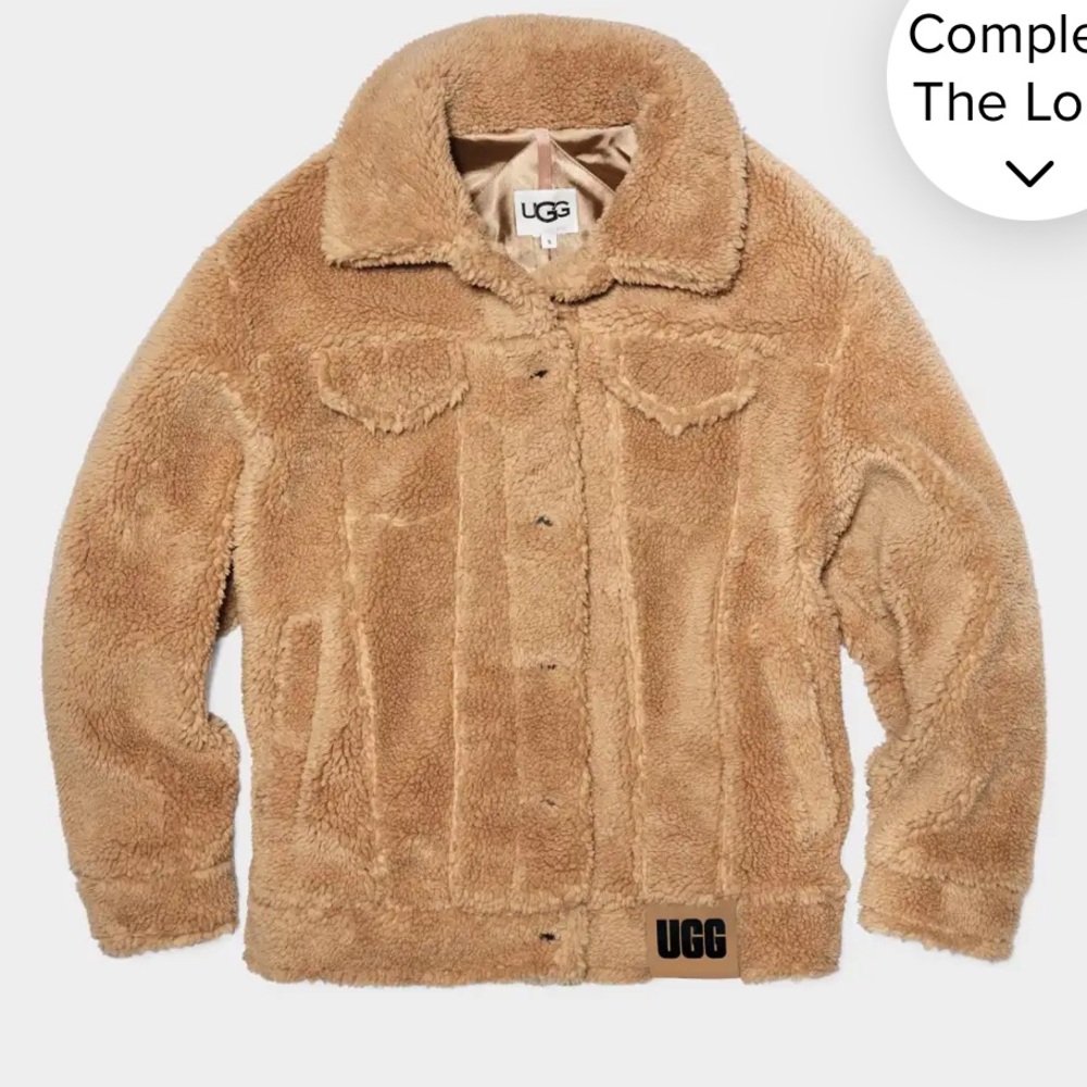 NEW UGG Frankie Sherpa Trucker Jacket